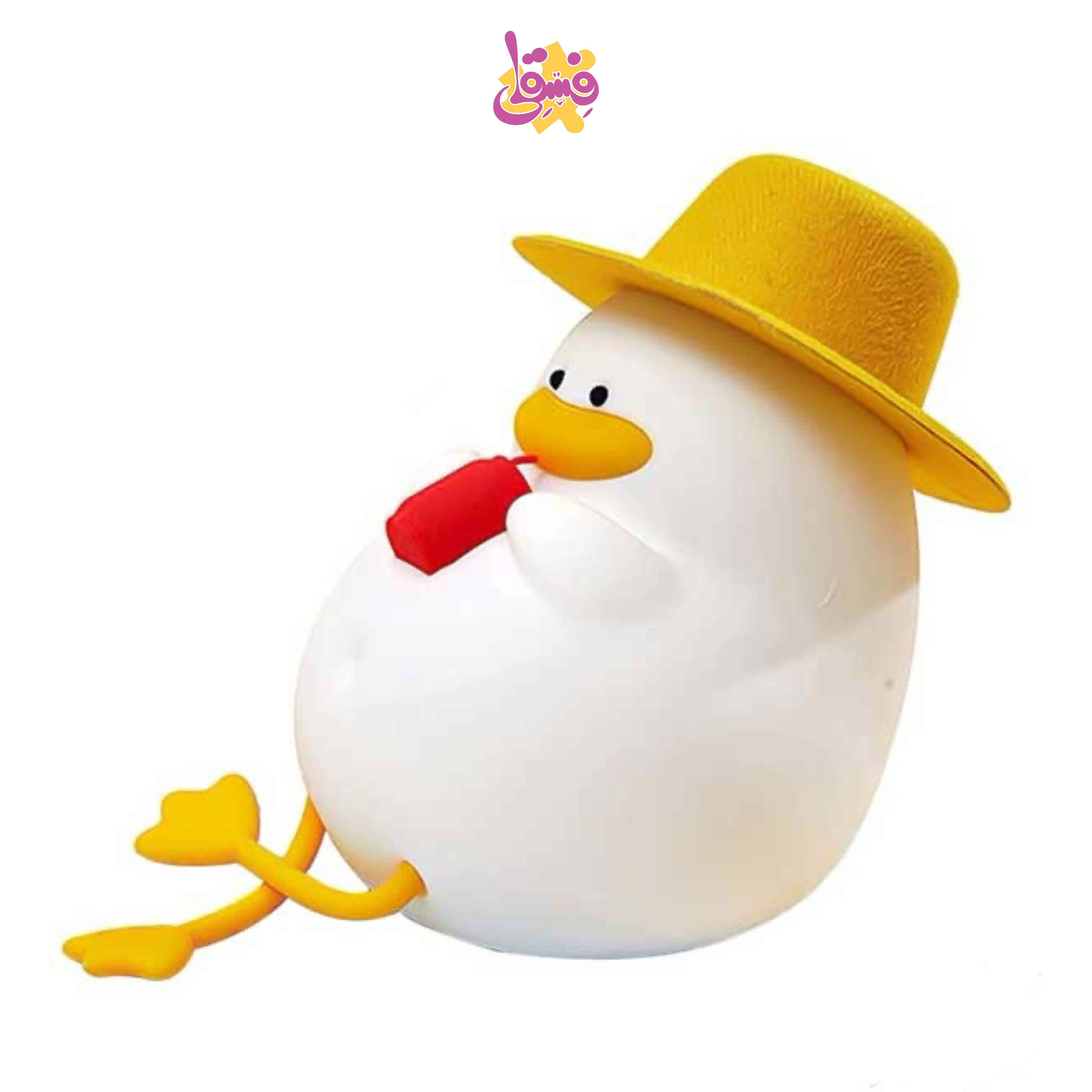 شب خواب سیلیکونی ‎طرح جوجه کلاه دار | فروشگاه اسباب بازی فسقلی