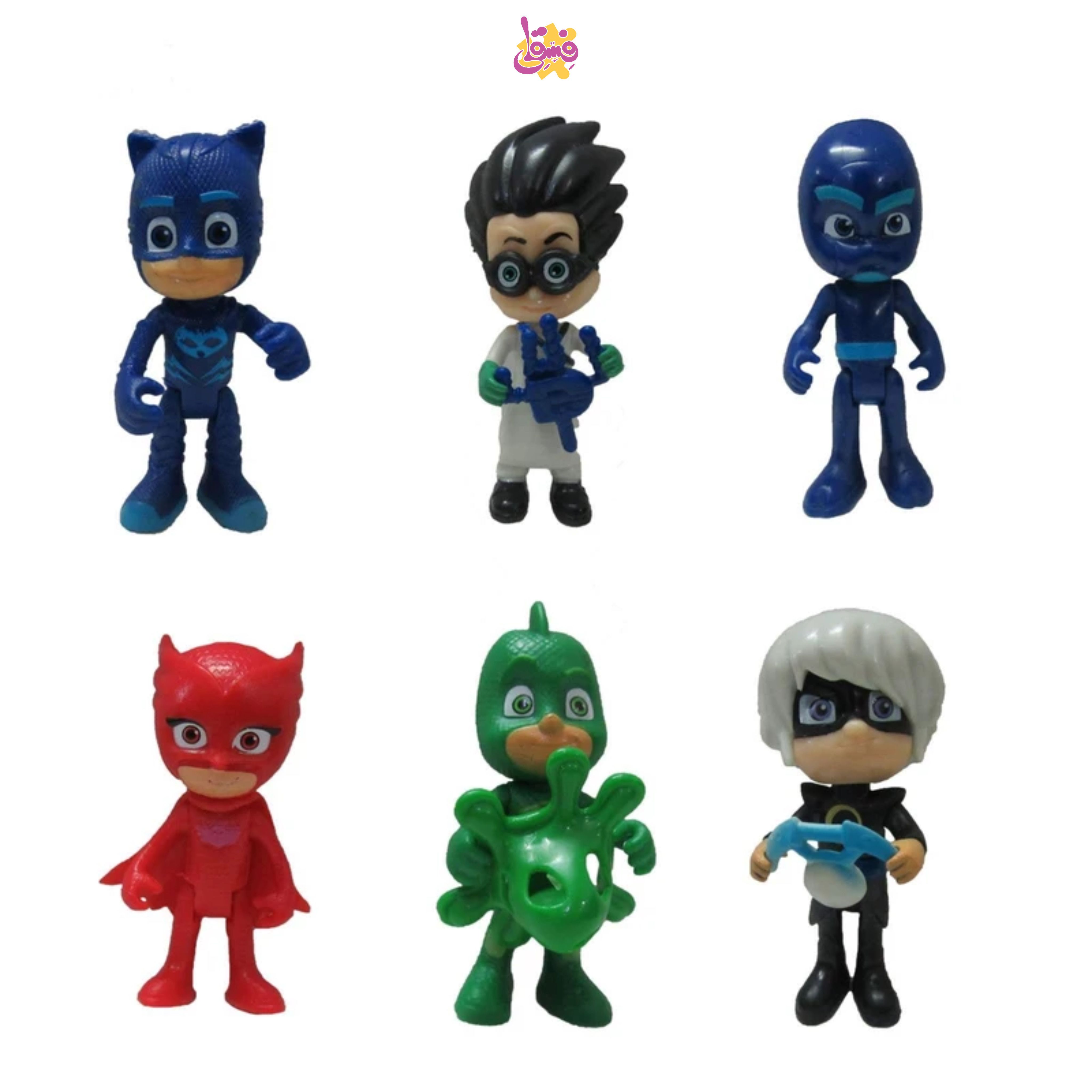 ست 6 عددی اکشن فیگور پی جی ماسک (PJ MASK)