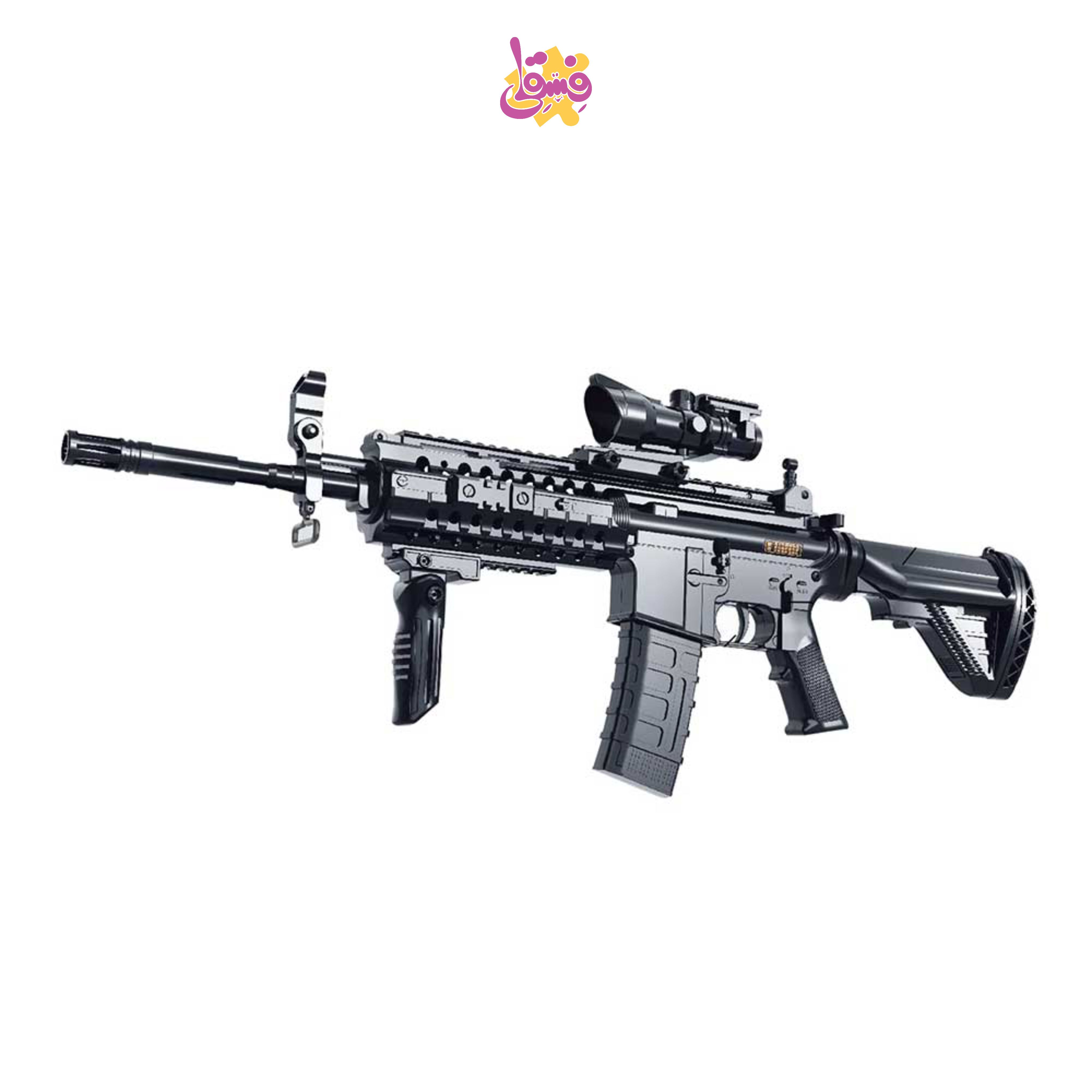 خرید تفنگ تیر ژله ای M4S کد XS-1803 از فروشگاه اسباب بازی فسقلی