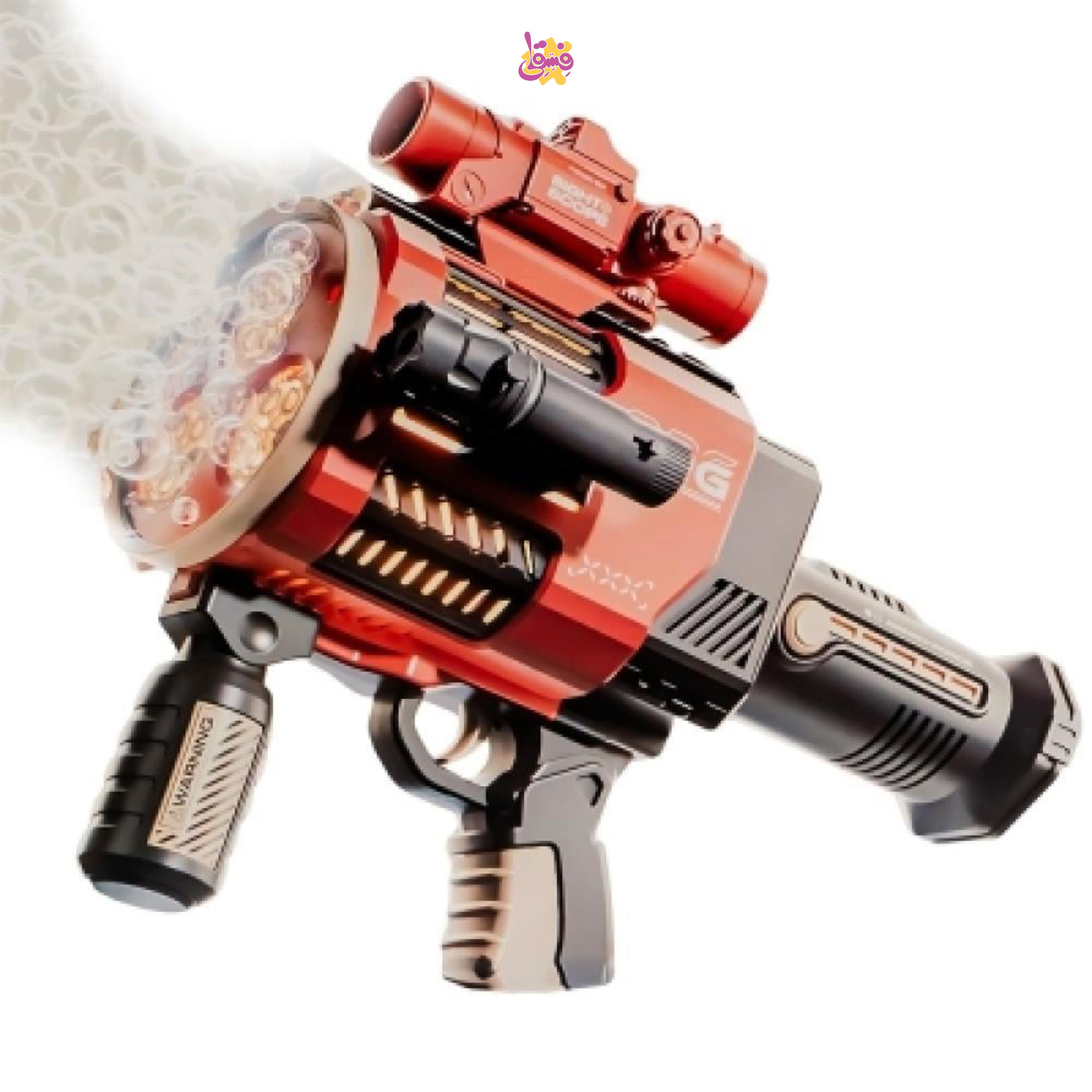 خرید حباب ساز خشابی شارژی با پرتاب رگباری از فروشگاه اسباب بازی فسقلی