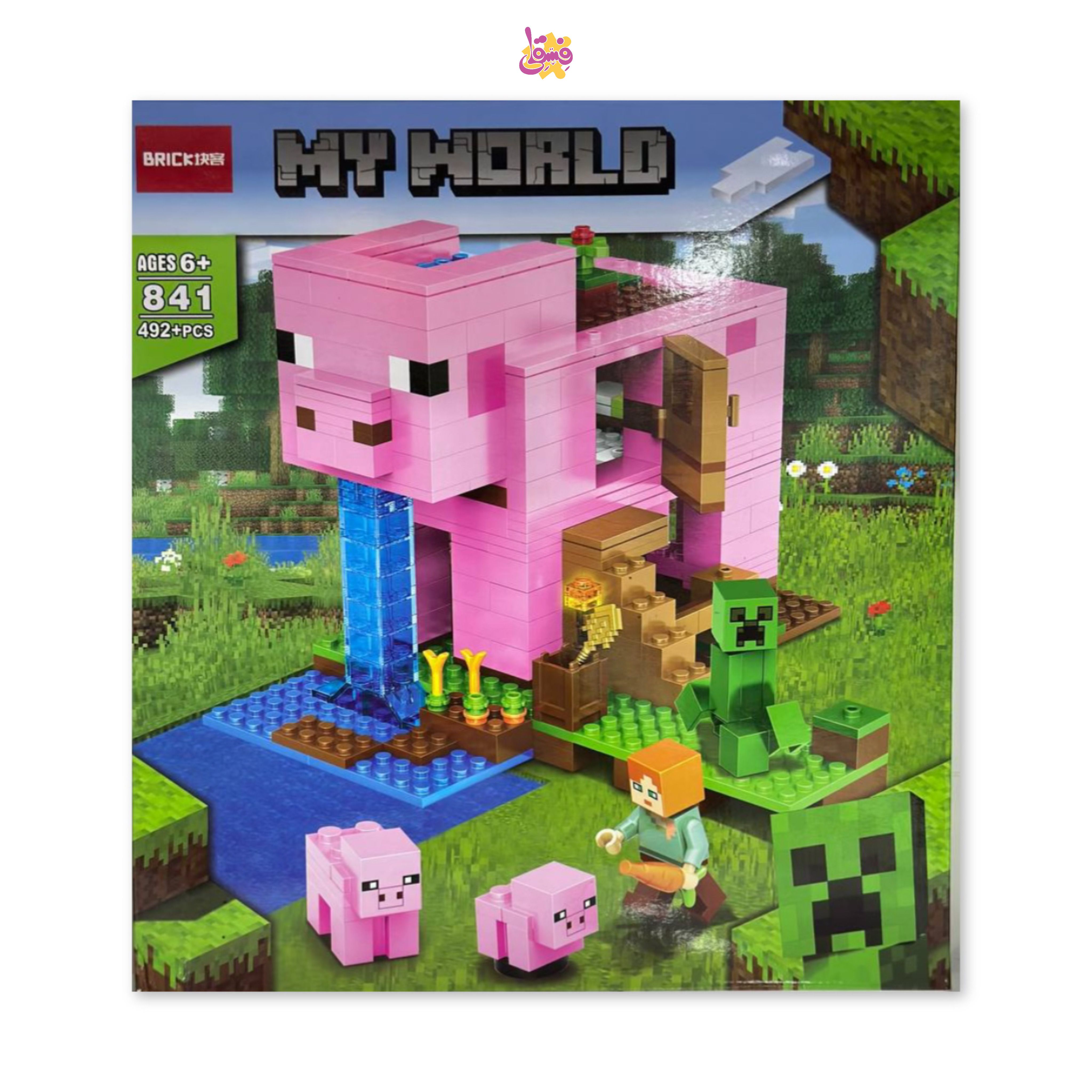 خرید لگو ماینکرافت آیتم 841، 492قطعه از فروشگاه اسباب بازی فسقلی در تهران
