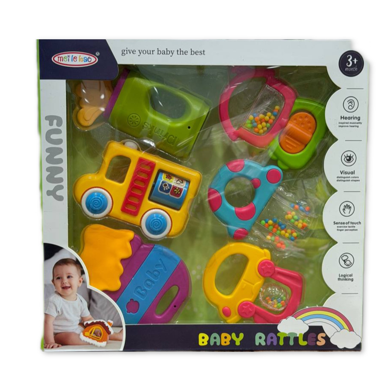 خرید پک ۶تایی جغجغه دندونی از فروشگاه فسقلی