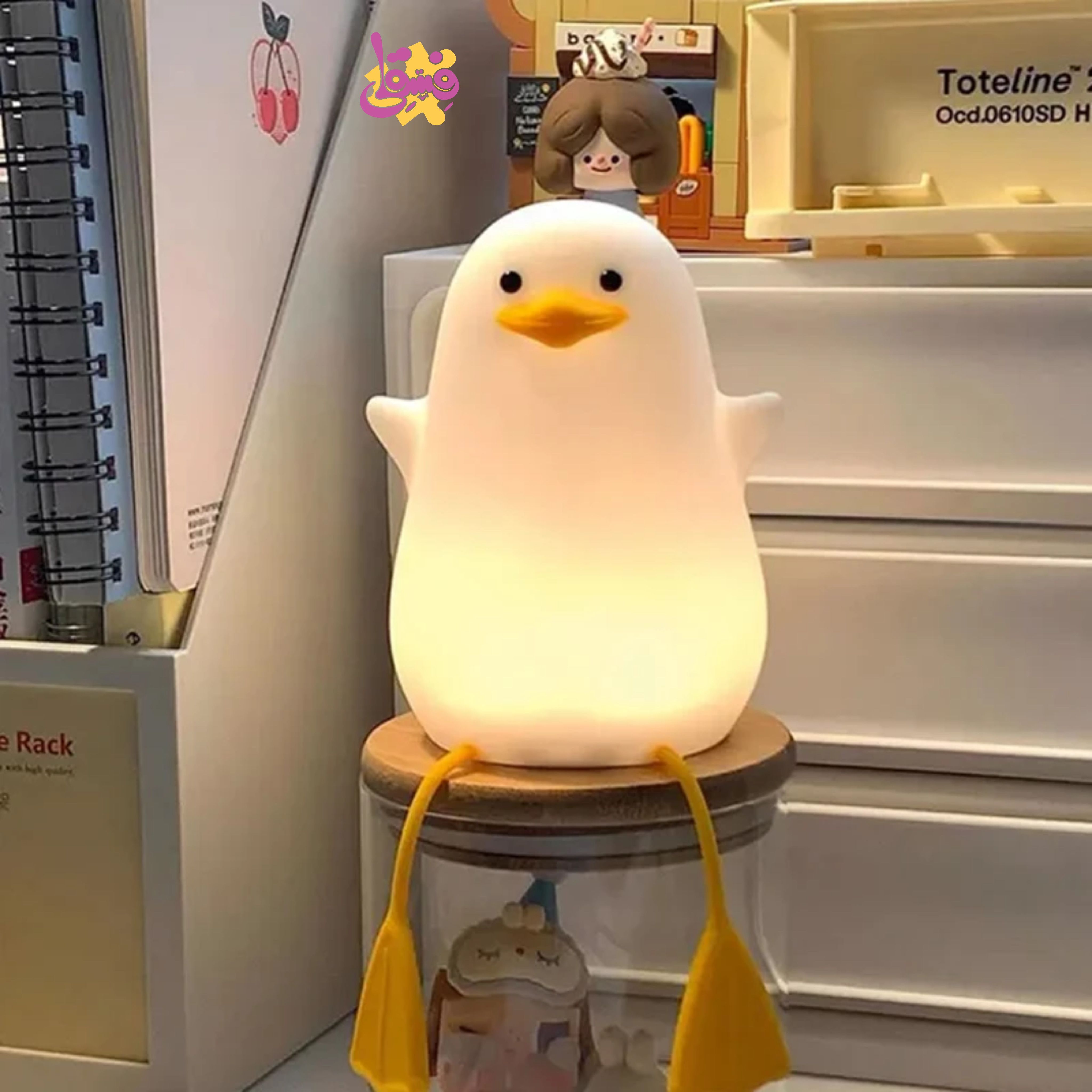 شب خواب سیلیکونی طرح اردک | فروشگاه اسباب بازی فسقلی