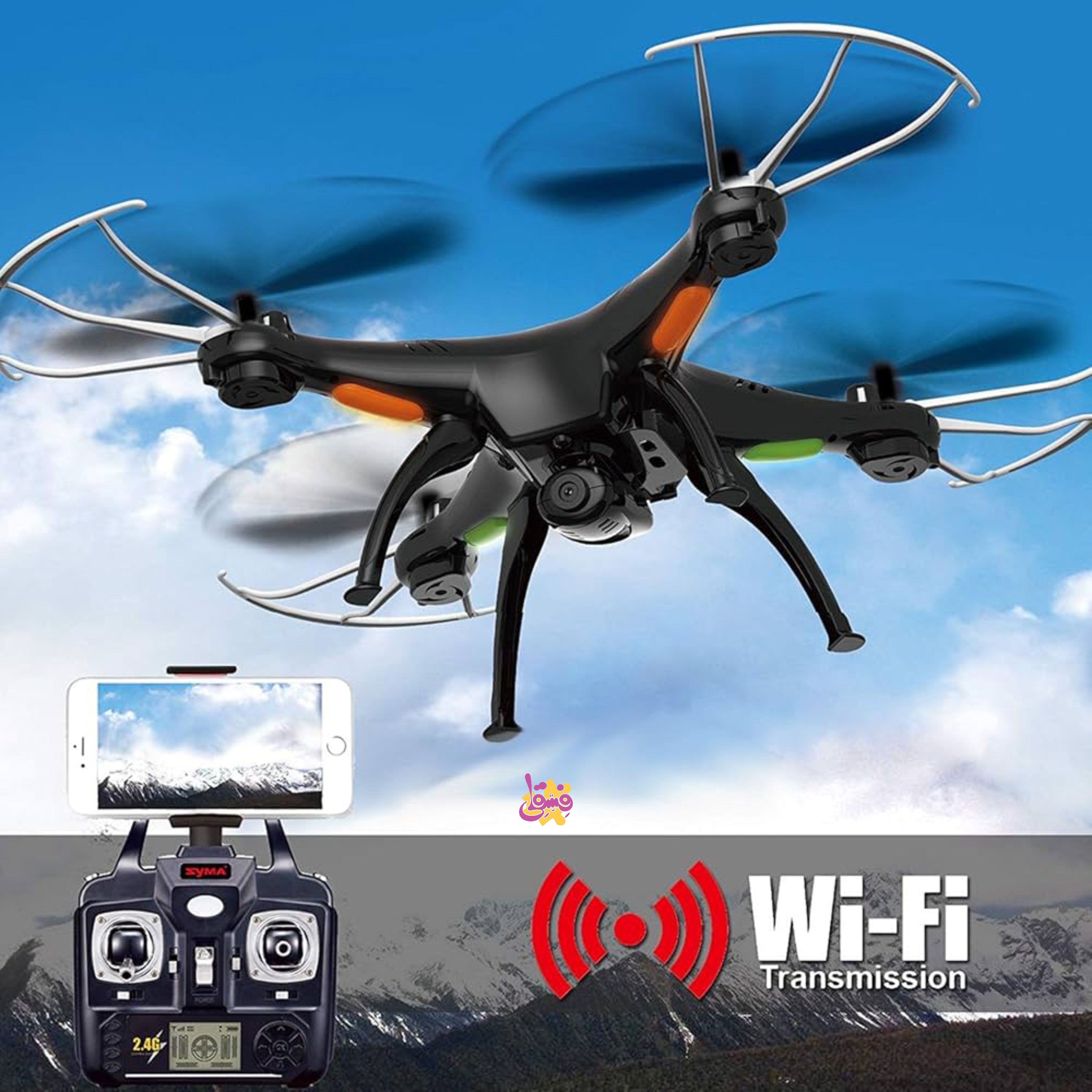 خرید کوادکوپتر سایما مدل Syma X5sw از فروشگاه اسباب بازی فسقلی