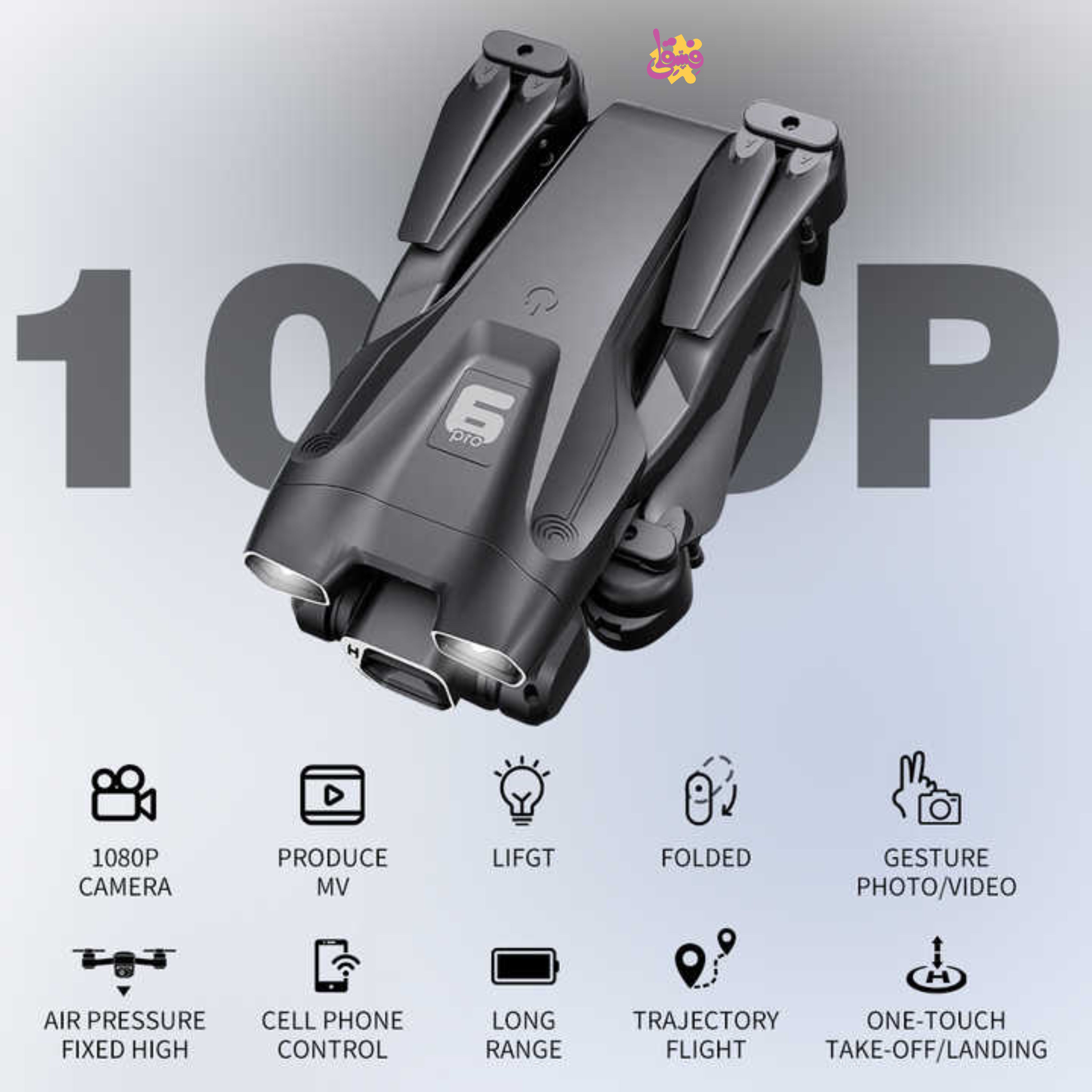 خرید کوادکوپتر دوربین دار H66(پهپاد) از فروشگاه اسباب بازی فسقلی