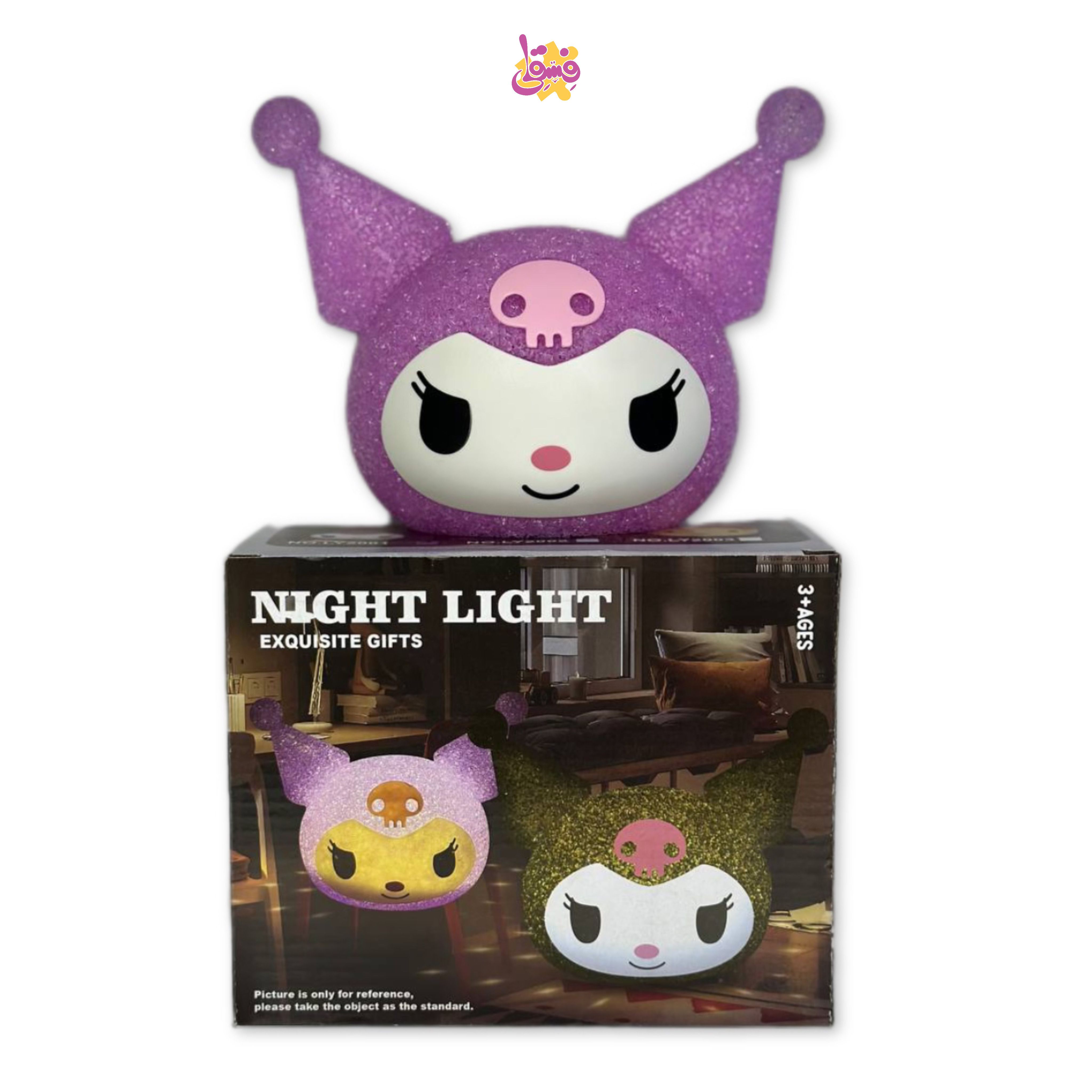 خرید چراغ خواب کرومی طرح کریستال  از فروشگاه اسباب بازی فسقلی