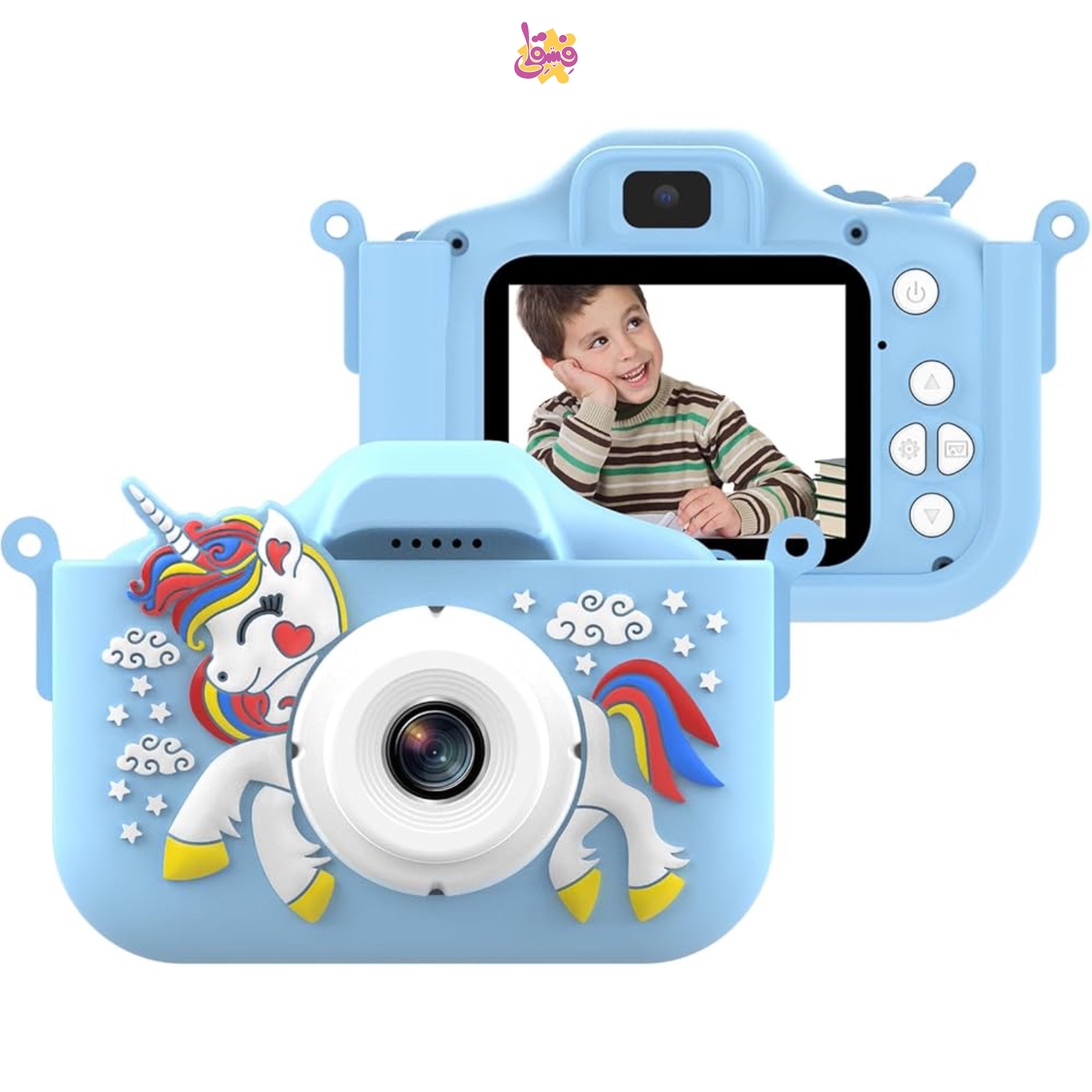 خرید دوربین عکاسی کودک سیلیکونی از فروشگاه اسباب بازی فسقلی